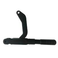 High precision fabrication and assembly adjustable forklift type hand brake lever